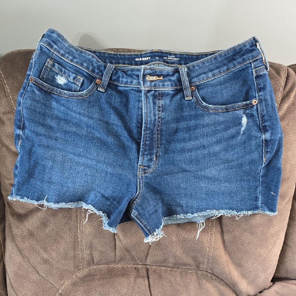 Old Navy Blue Denim Cutoff Shorts